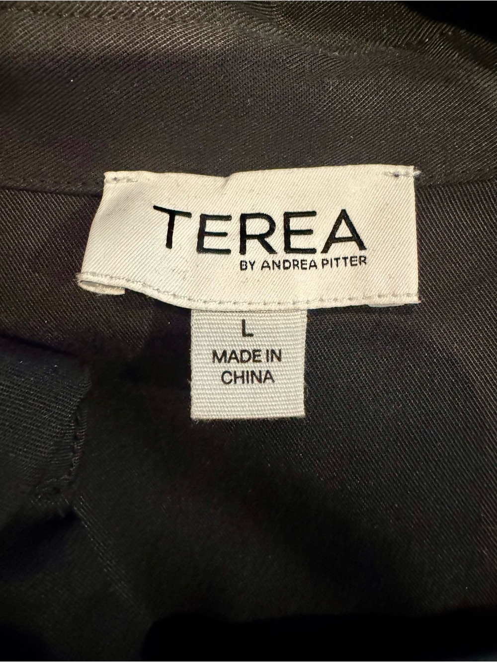 TEREA Black Women’s Dress by Andrea Pitter - Classic Black Dress.